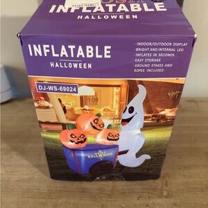 Halloween Inflatable‎ Ghost with Pumpkins